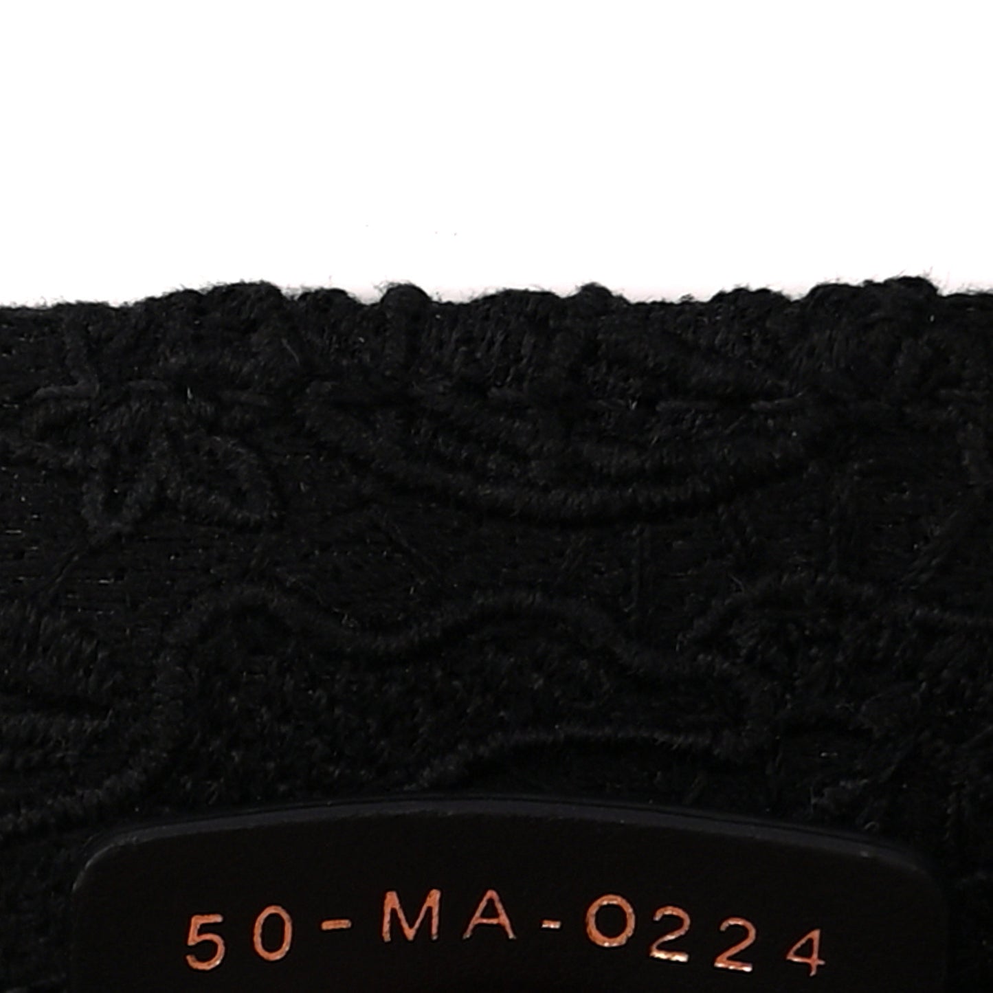 Embroidered 3D Macrame D-Lace Sun Medium Book Tote Black