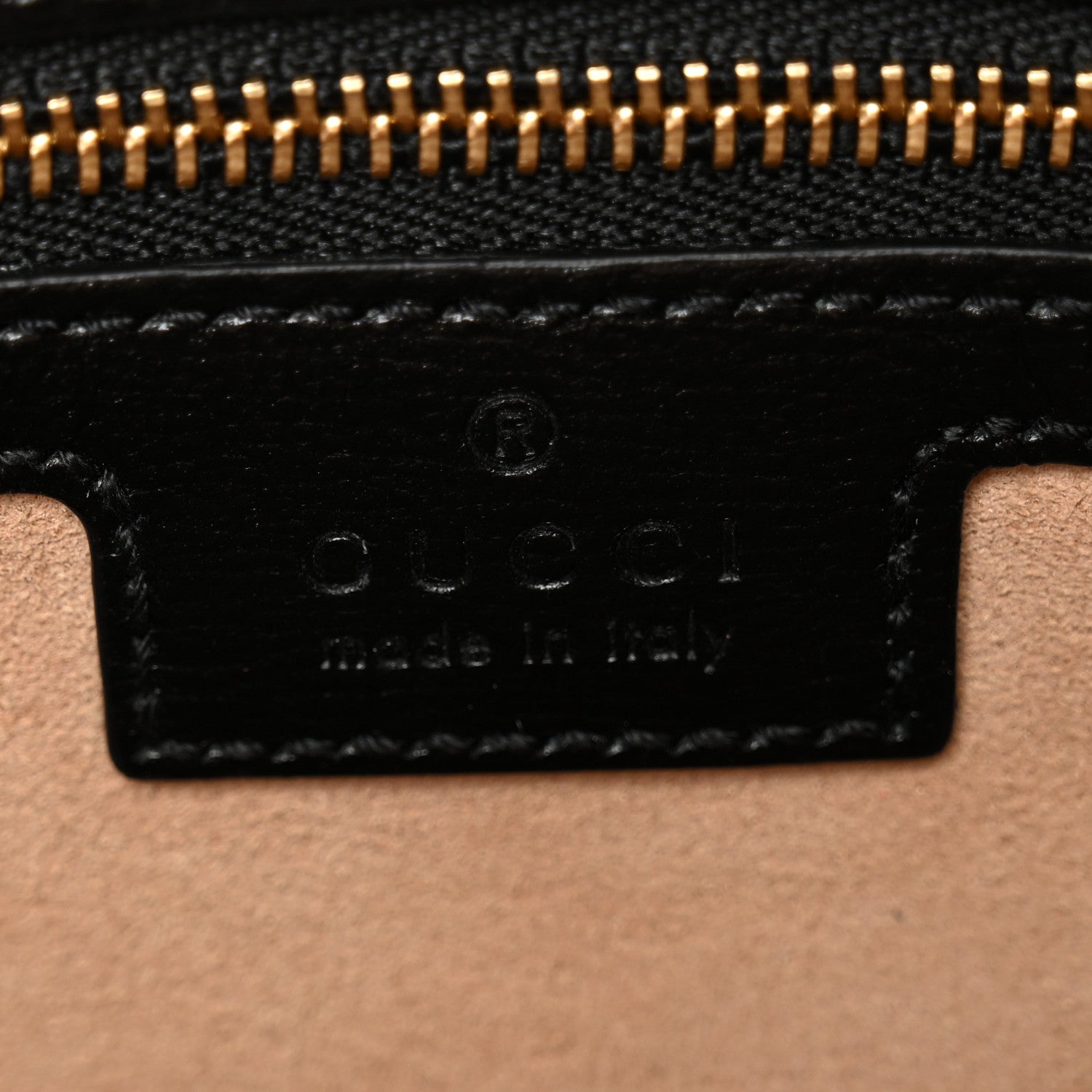 Gucci Textured Calfskin Small Horsebit 1955 Shoulder Bag Black 6 of 10