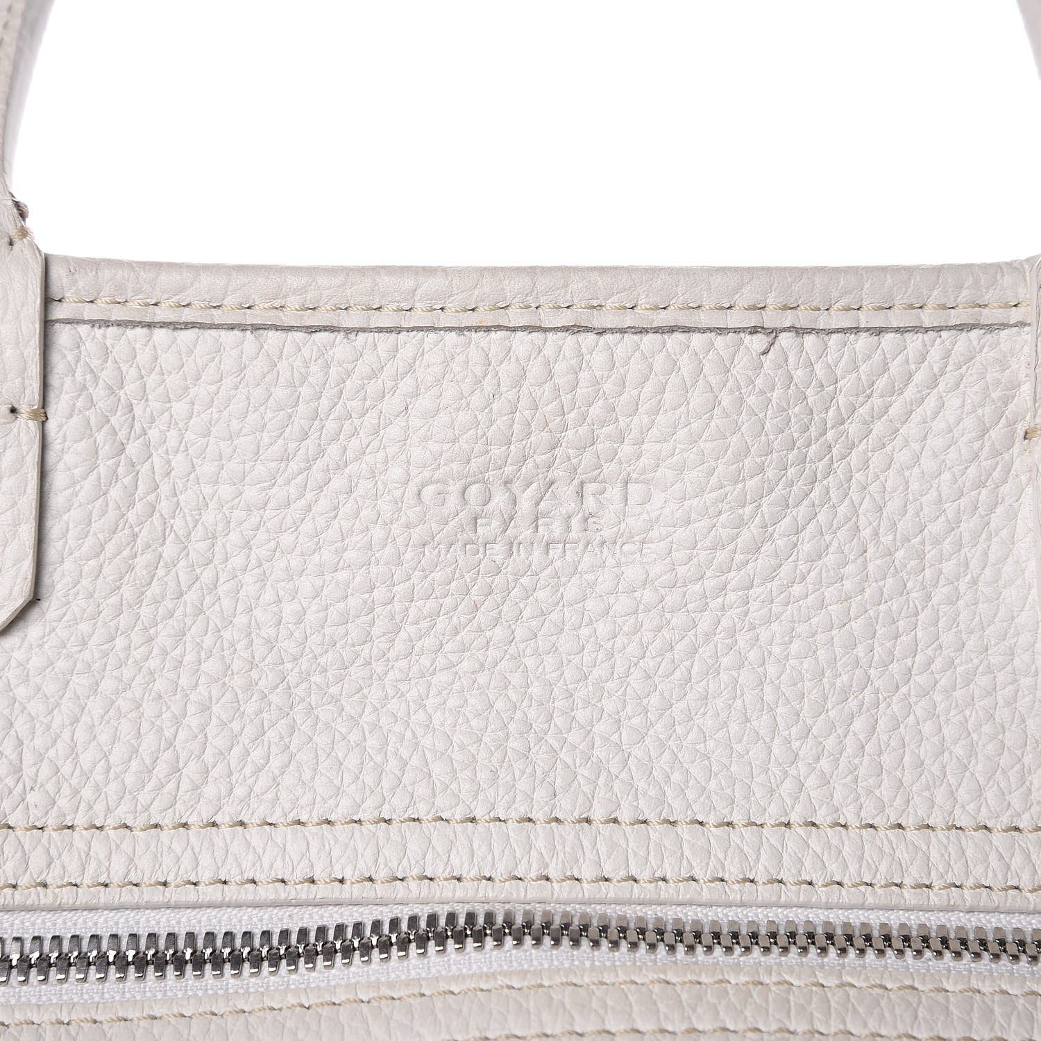 Goyard Goyardine Sac Hardy Pet Carrier PM White 6 of 16