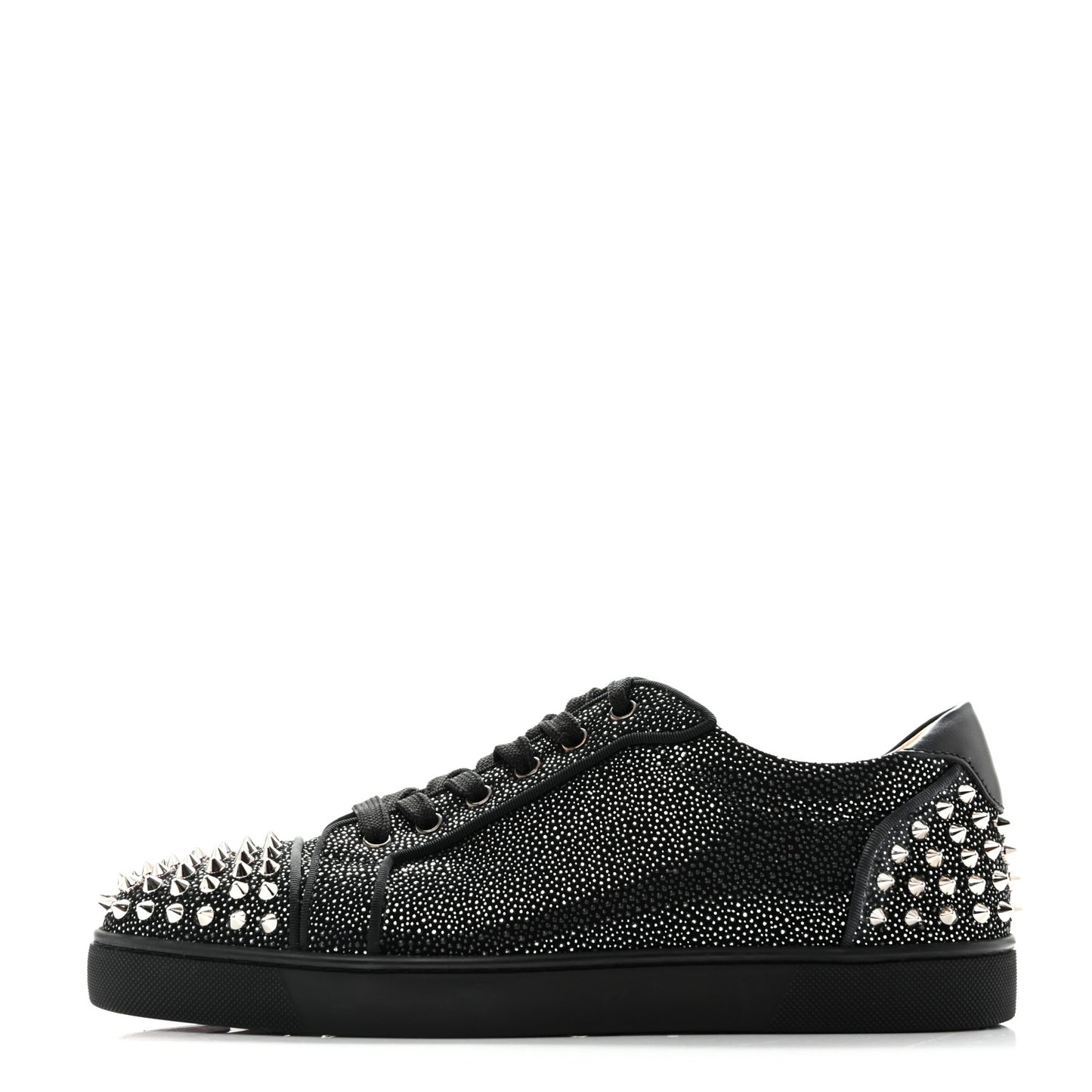 Veau Velours Mesh Seavaste 2 Orlato Flat Sneakers 42 Black Silver