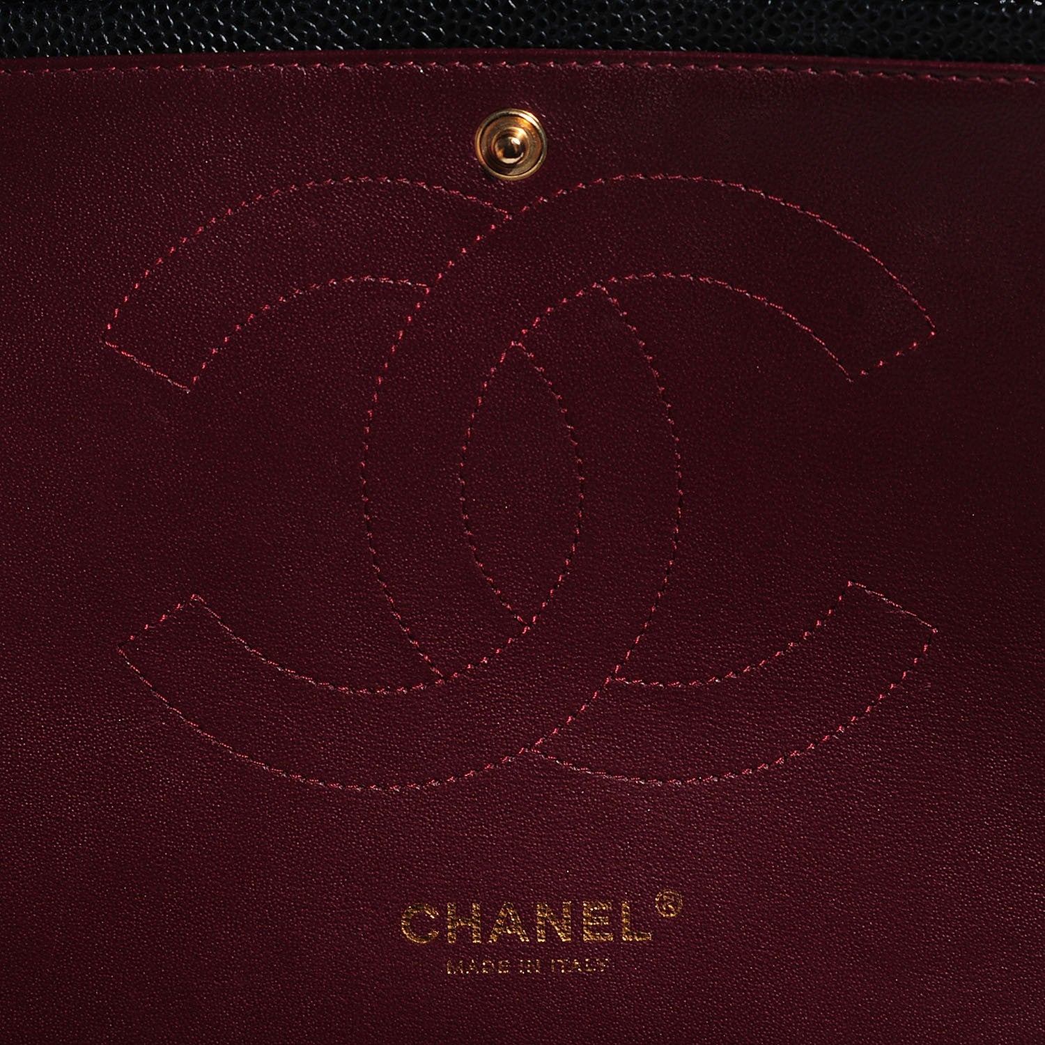 Chanel Caviar Quilted Jumbo Double Flap Black 7 of 8