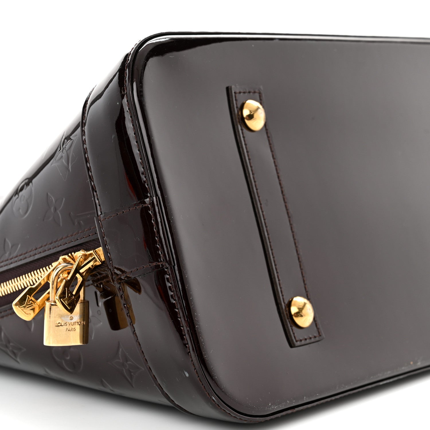 Louis Vuitton Vernis Alma GM Amarante 9 of 11