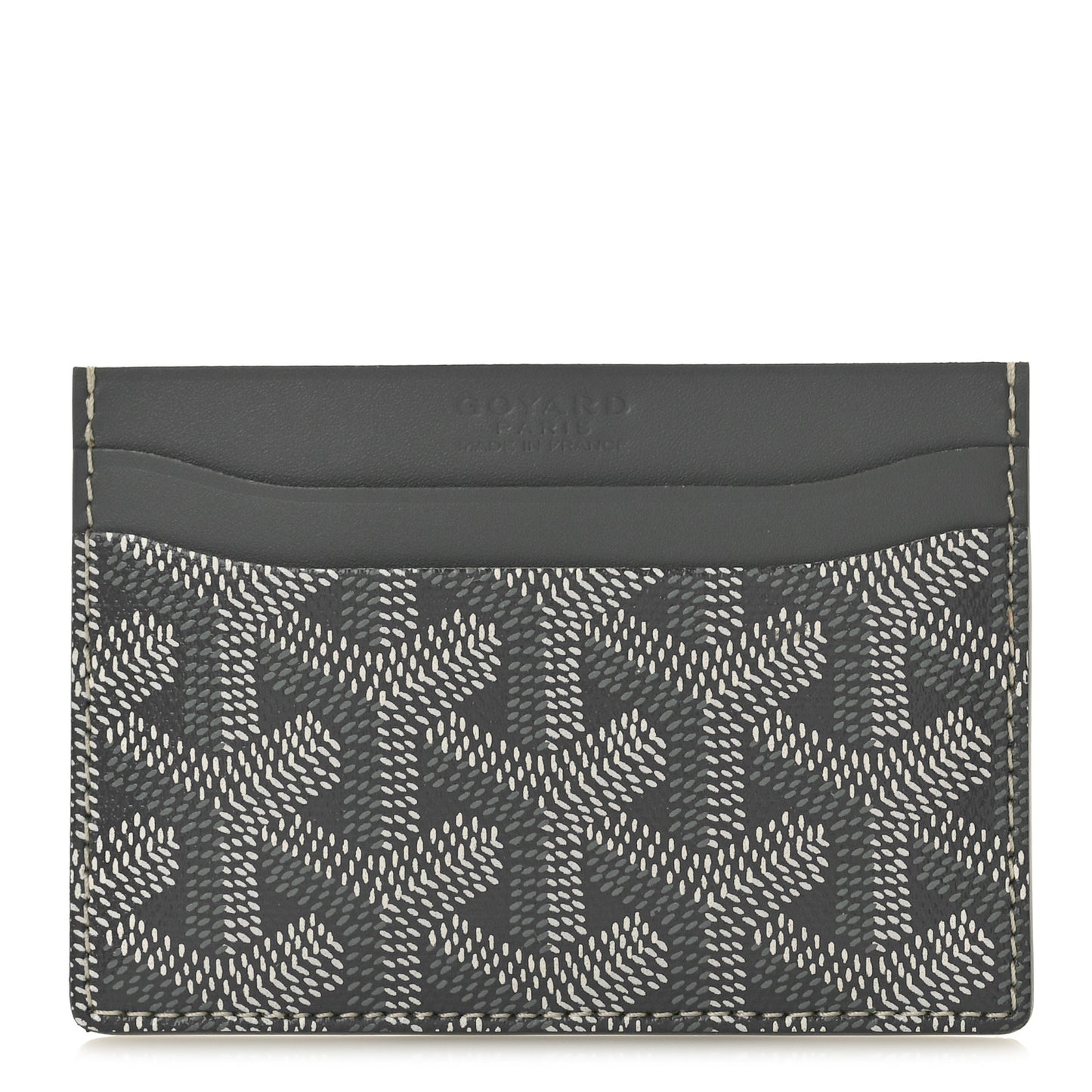 Goyardine Saint Sulpice Card Holder Grey