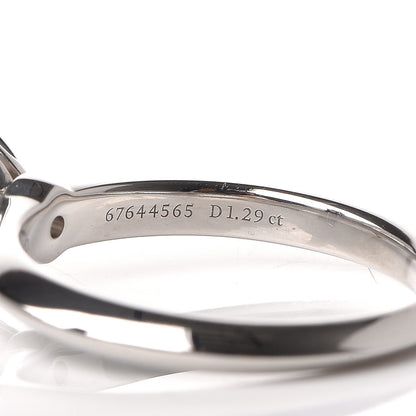 Tiffany Platinum Diamond 1.29ct Solitaire Engagement Ring 49 5 5 of 7