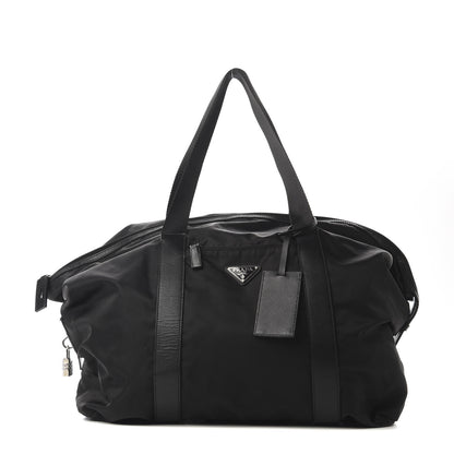 Prada Tessuto Nylon Weekender Black 1 of 9