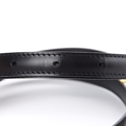 Louis Vuitton Calfskin 16mm Adjustable Shoulder Strap Black 5 of 5