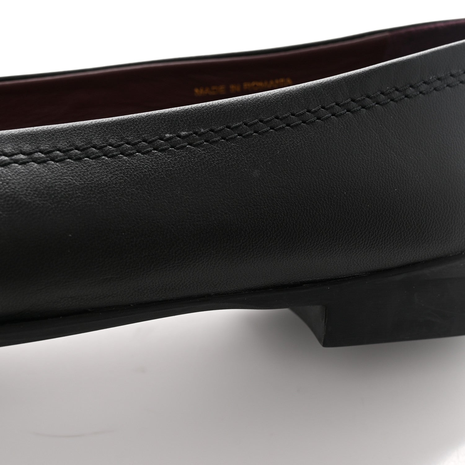 Chanel Lambskin Cap Toe CC Ballerina Flats 40 Black 10 of 15