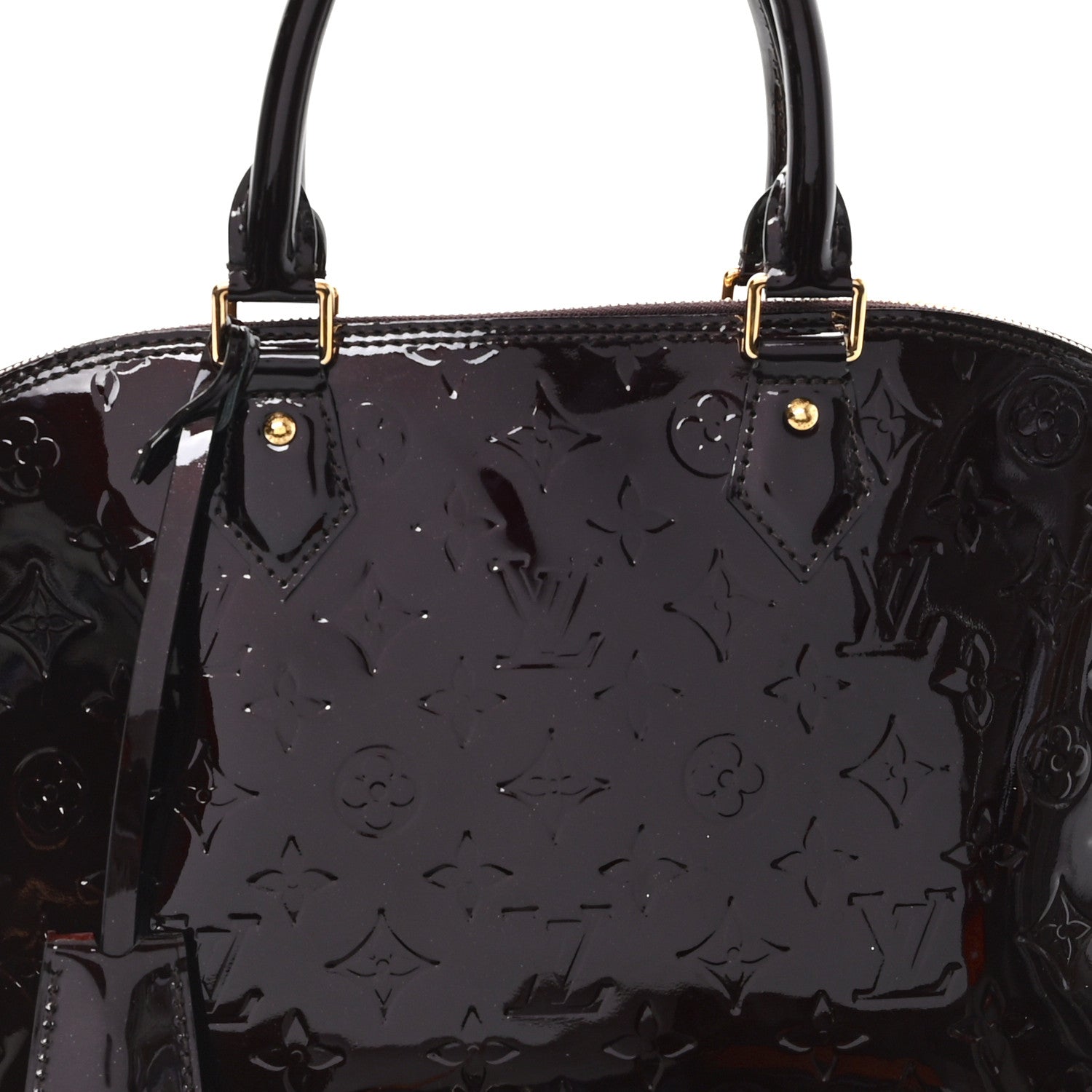 Louis Vuitton Vernis Alma GM Amarante 7 of 10