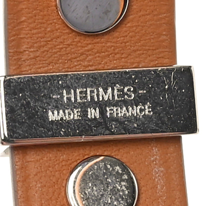 Hermes Swift Mini Dog Clous Ronds Bracelet T2 Gris Asphalte 5 of 6