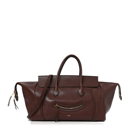 Celine Supple Shiny Lambskin Medium Smiling New Luggage Brick 1 of 9