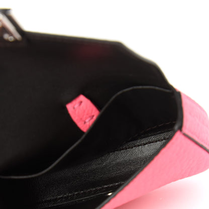 Fendi Cuoio Romano Micro Baguette Charm Rosa Fluo 5 of 10