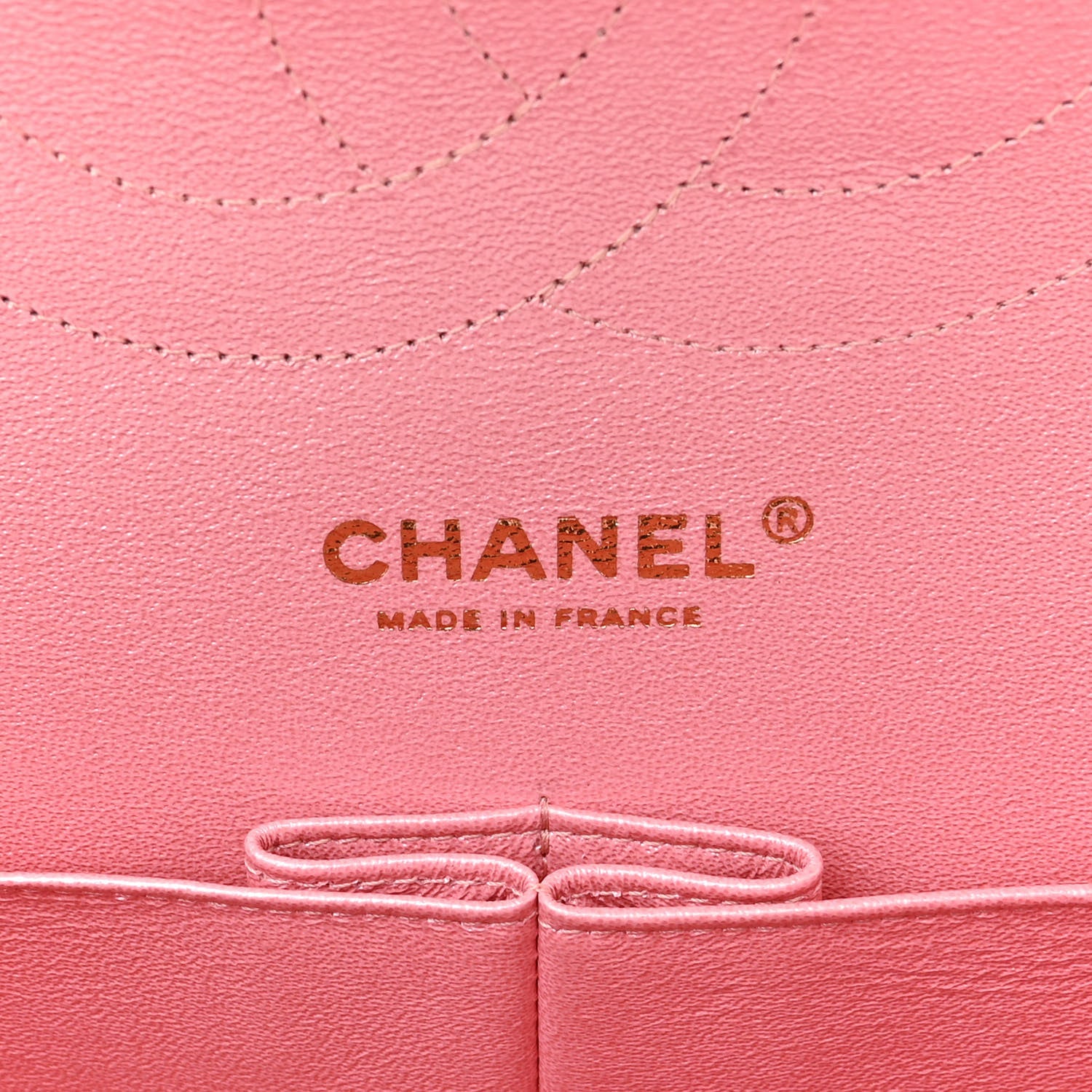 Chanel Iridescent Caviar Quilted Jumbo Double Flap Rose Pink 6 of 10