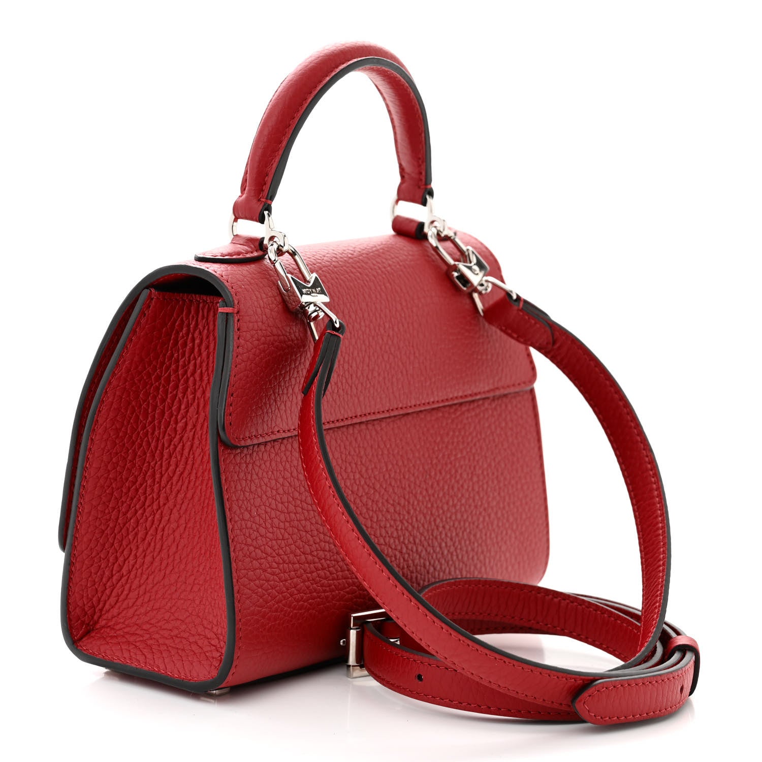 Moynat Taurillon Blush Rejane BB Red 3 of 10