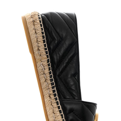 Gucci Nappa Matelasse GG Marmont Espadrilles 40.5 Black 11 of 13