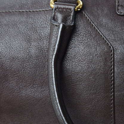 Saint Laurent Sheepskin Medium Cabas ChYc Dark Brown 22 of 23
