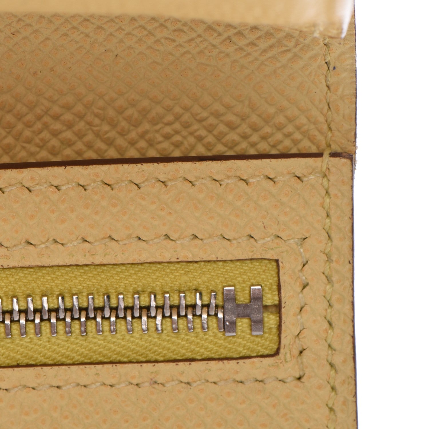 Hermes Epsom Bearn Gusset Wallet Soufre 13 of 20