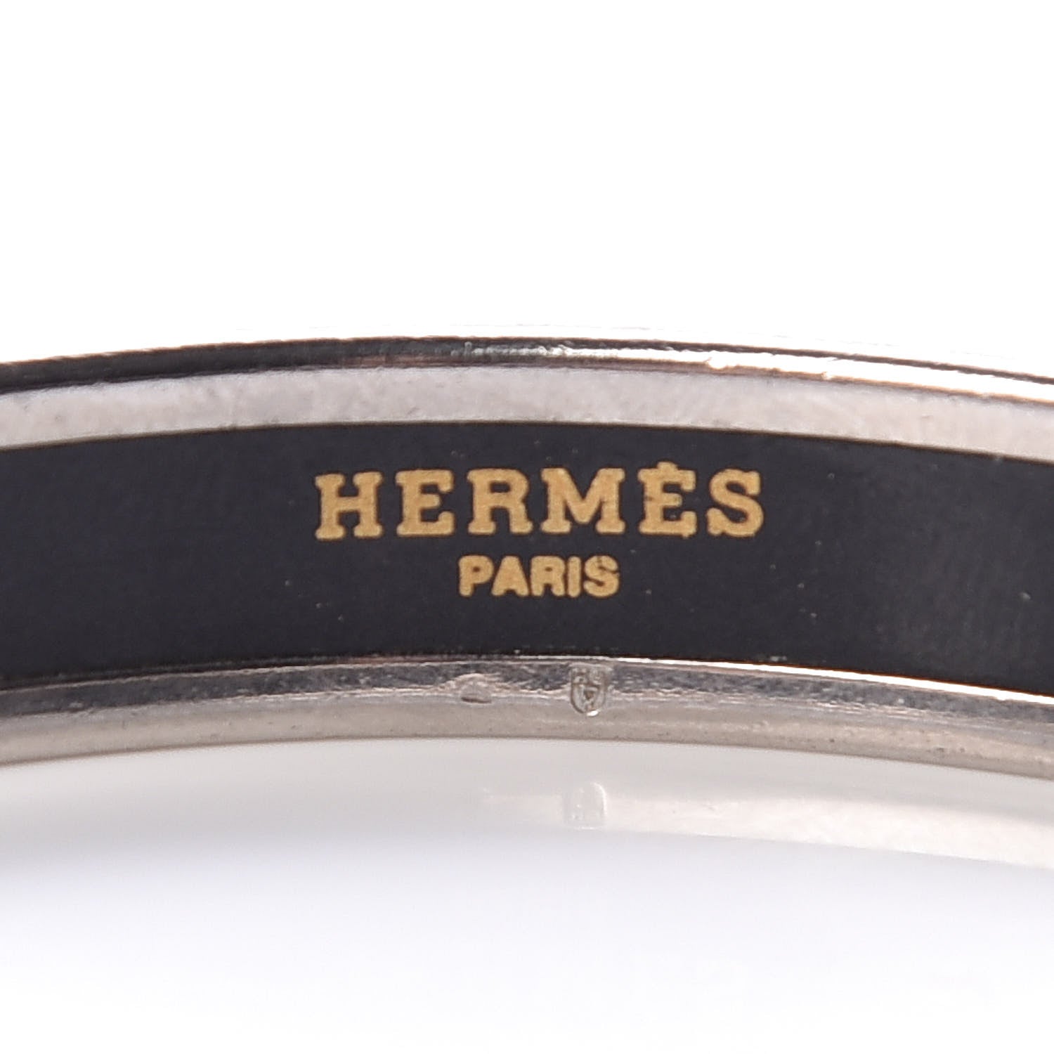 Hermes Enamel Printed Narrow Deco Dot Bracelet 70 5 of 5