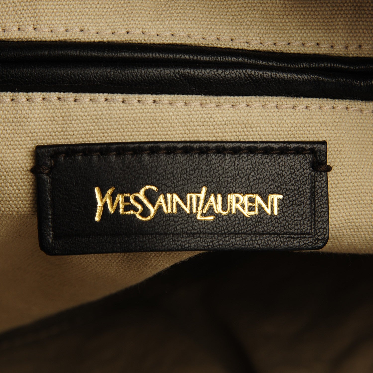 Saint Laurent Calfskin Large Studded Roady Hobo Beige 6 of 7