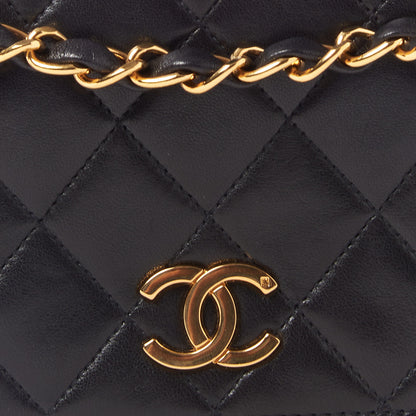 Chanel Lambskin Quilted Small Single Flap Black 8 of 10
