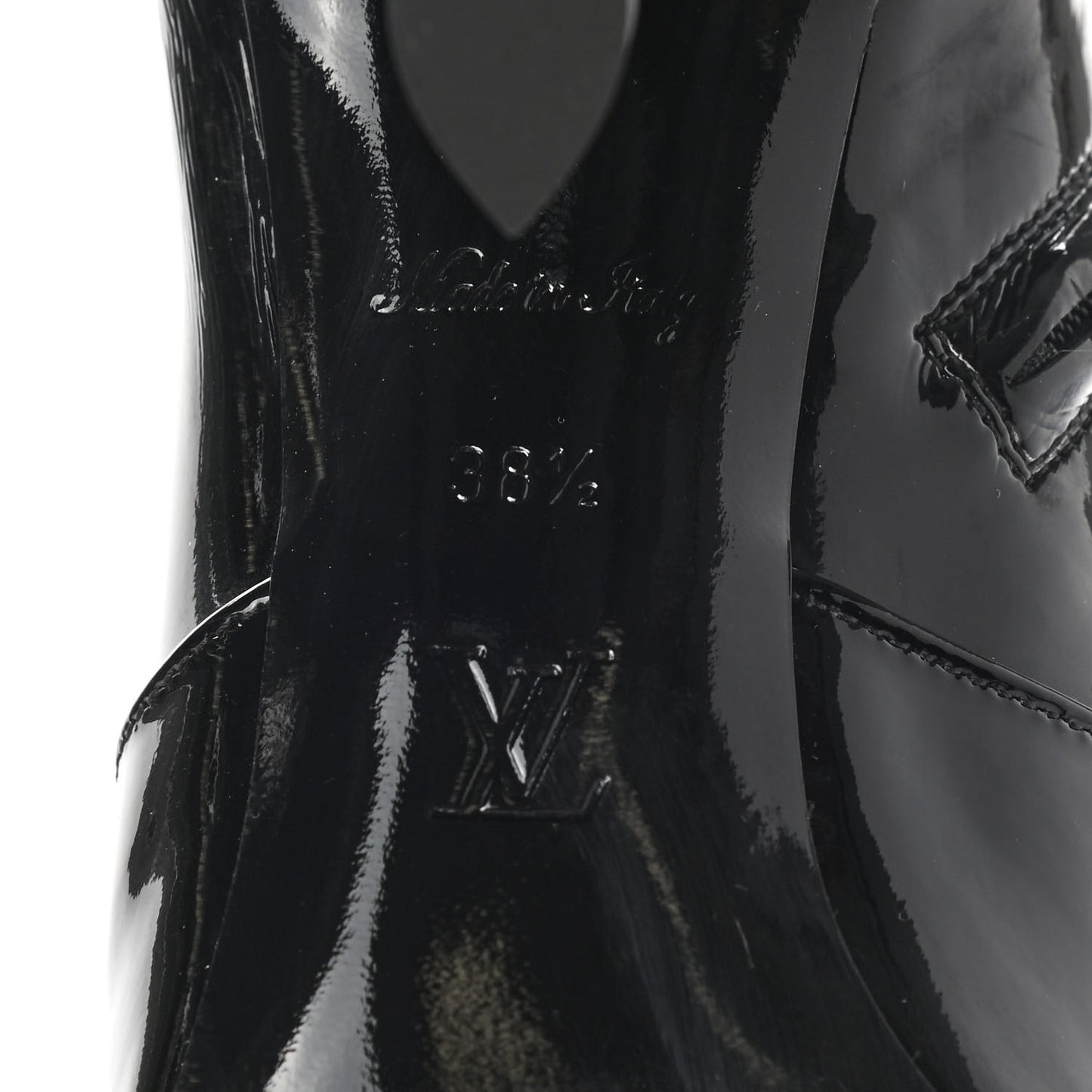Patent Uniformes Silhouette Ankle Boots 38.5 Black