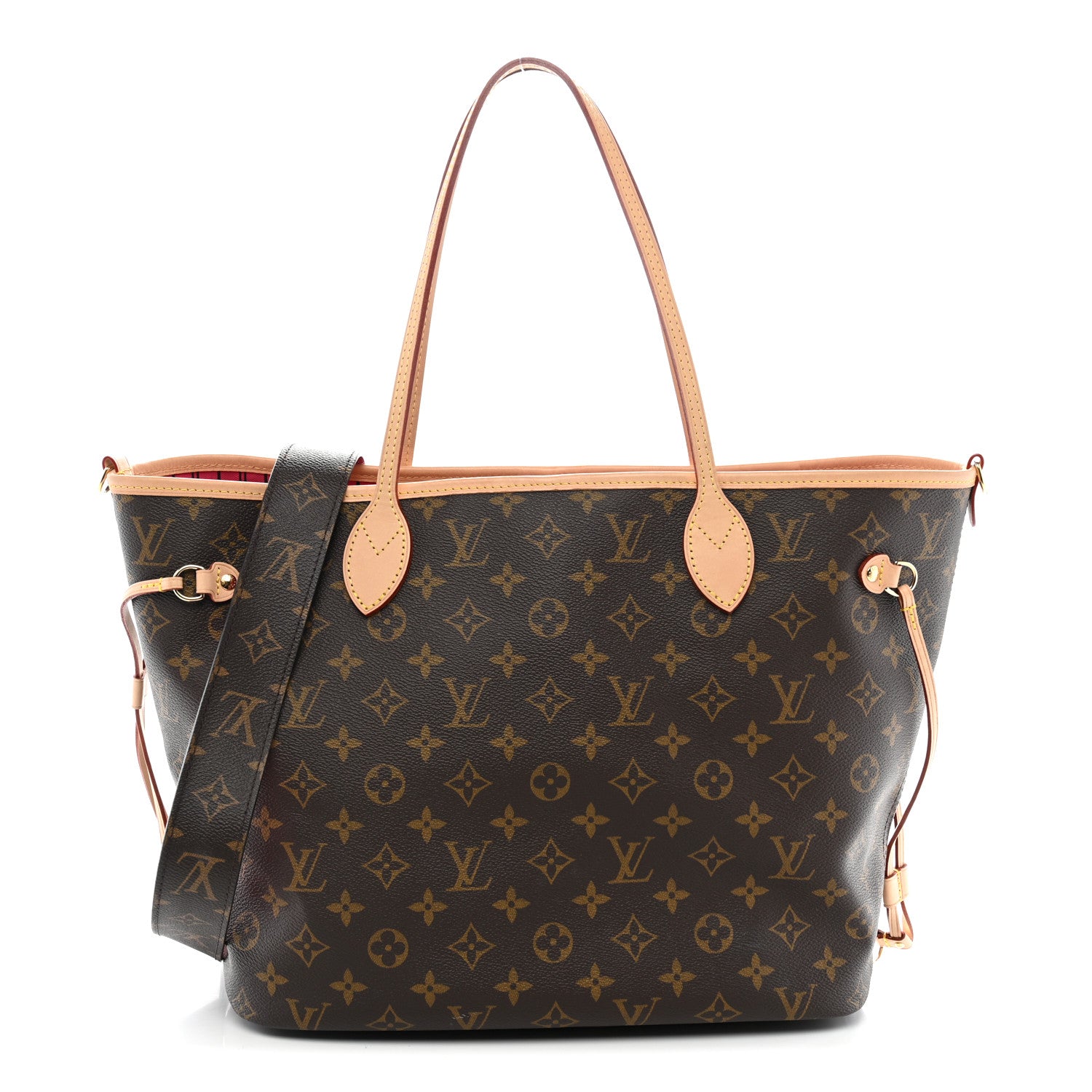 Louis Vuitton Monogram Inside Out Neverfull Bandouliere MM Rose Pondichery 1 of 10