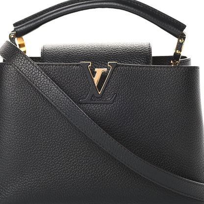 Louis Vuitton Taurillon Capucines BB Black 8 of 14