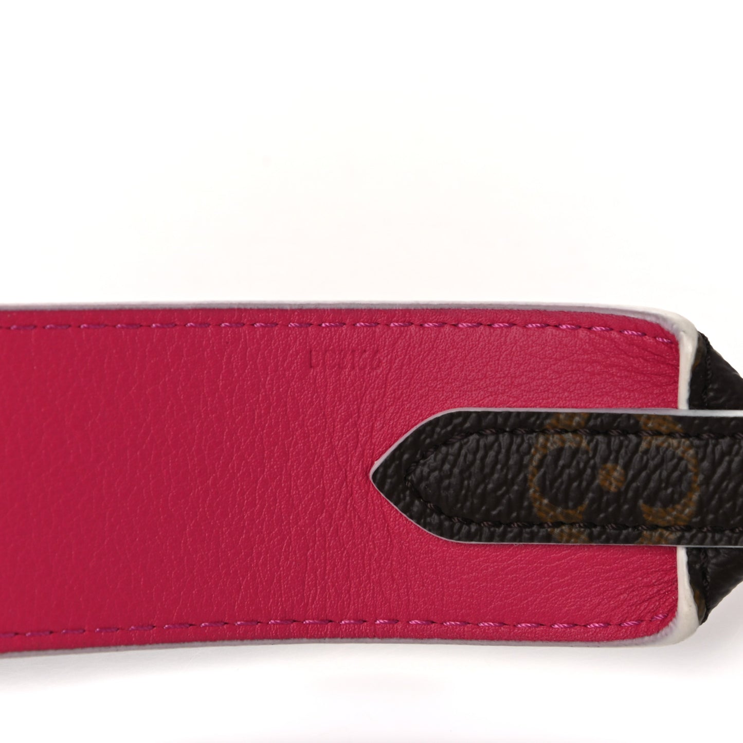 Monogram Bandouliere Shoulder Strap Hot Pink