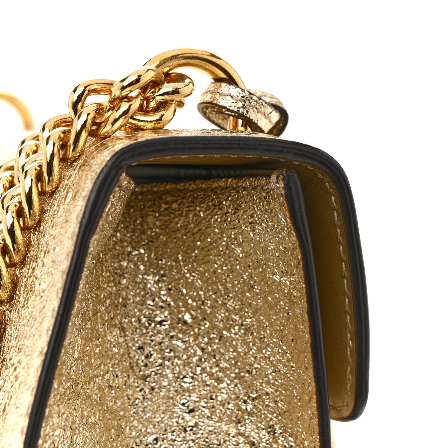 Galassia Small Padlock Shoulder Bag Platino