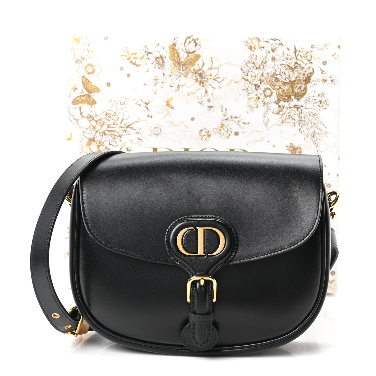 Christian Dior Box Calfskin Medium Bobby Flap Black 17 of 17