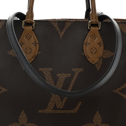 Louis Vuitton Reverse Monogram Giant Onthego MM 7 of 9