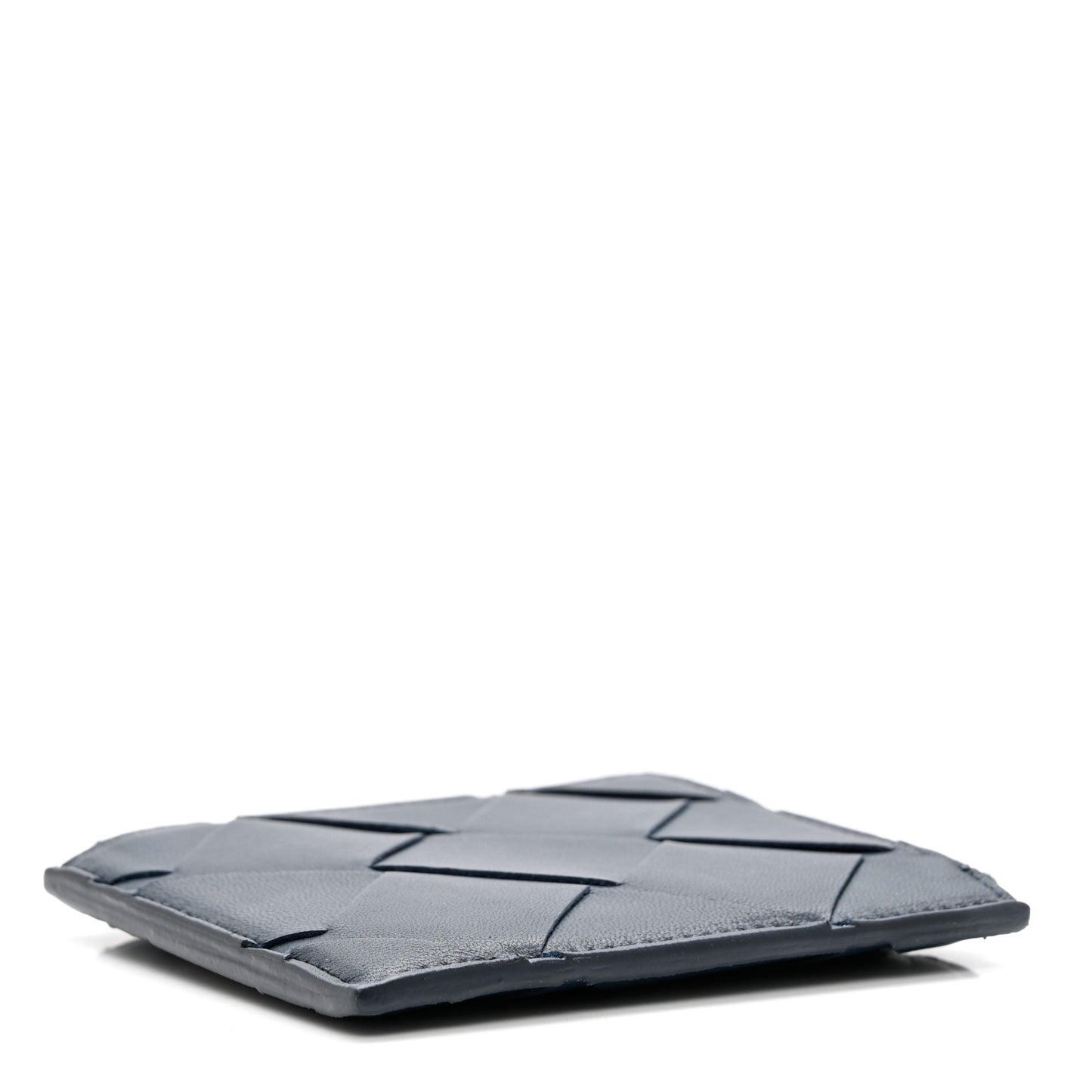 Nappa Maxi Intrecciato Small Wallet Black