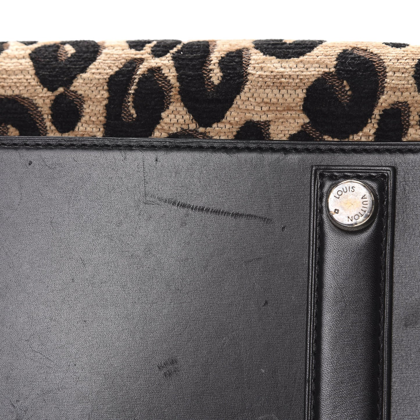 Jacquard Velvet Leopard Print Stephen Sprouse Speedy