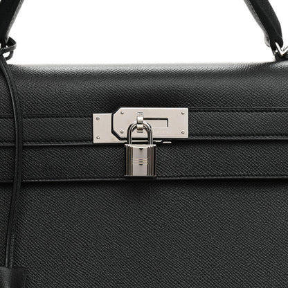 Hermes Epsom Kelly Sellier 40 Black 8 of 13