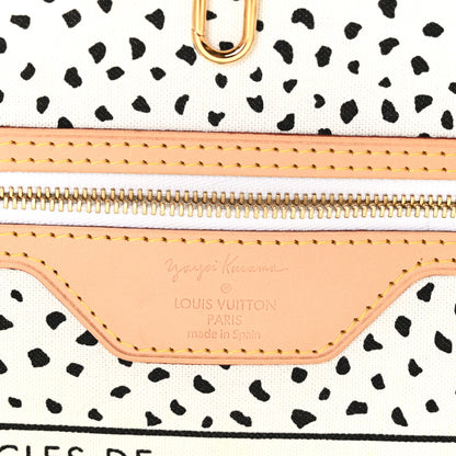 Louis Vuitton Monogram Kusama Waves Neverfull MM White 6 of 10