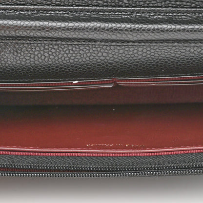Chanel Caviar Quilted Wallet On Chain WOC Black 5 of 12