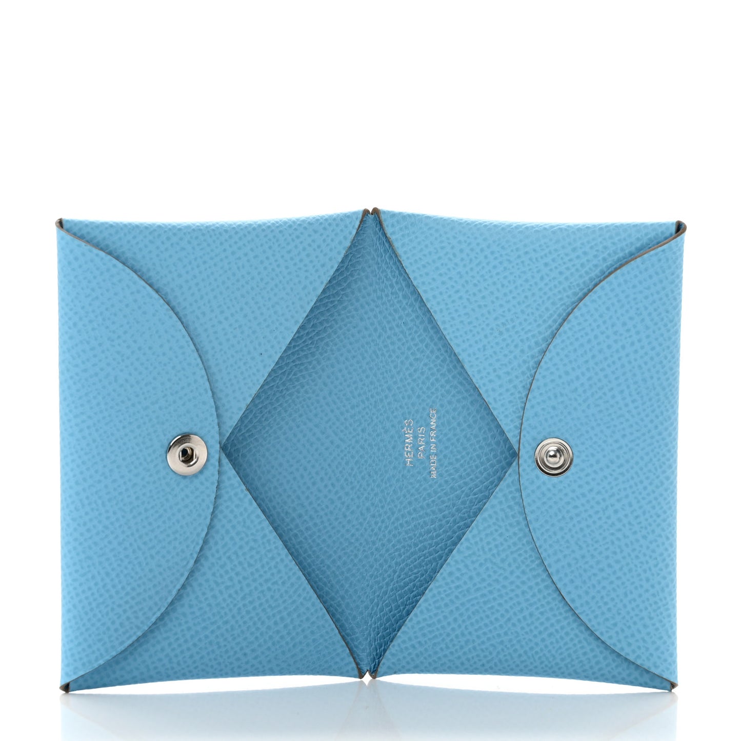 Epsom Calvi Card Case Celeste