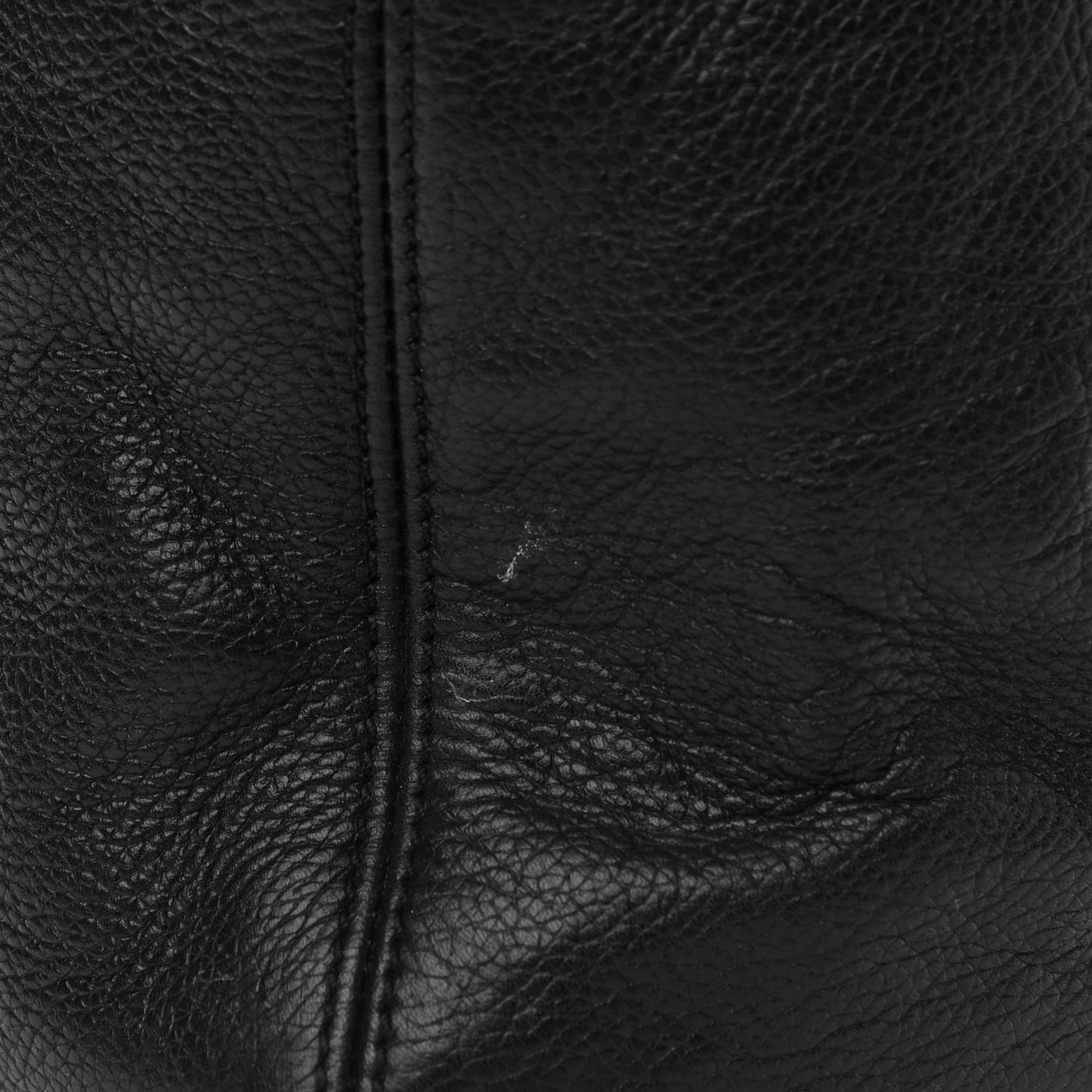 Calfskin Cerf Executive Shopper Tote Black
