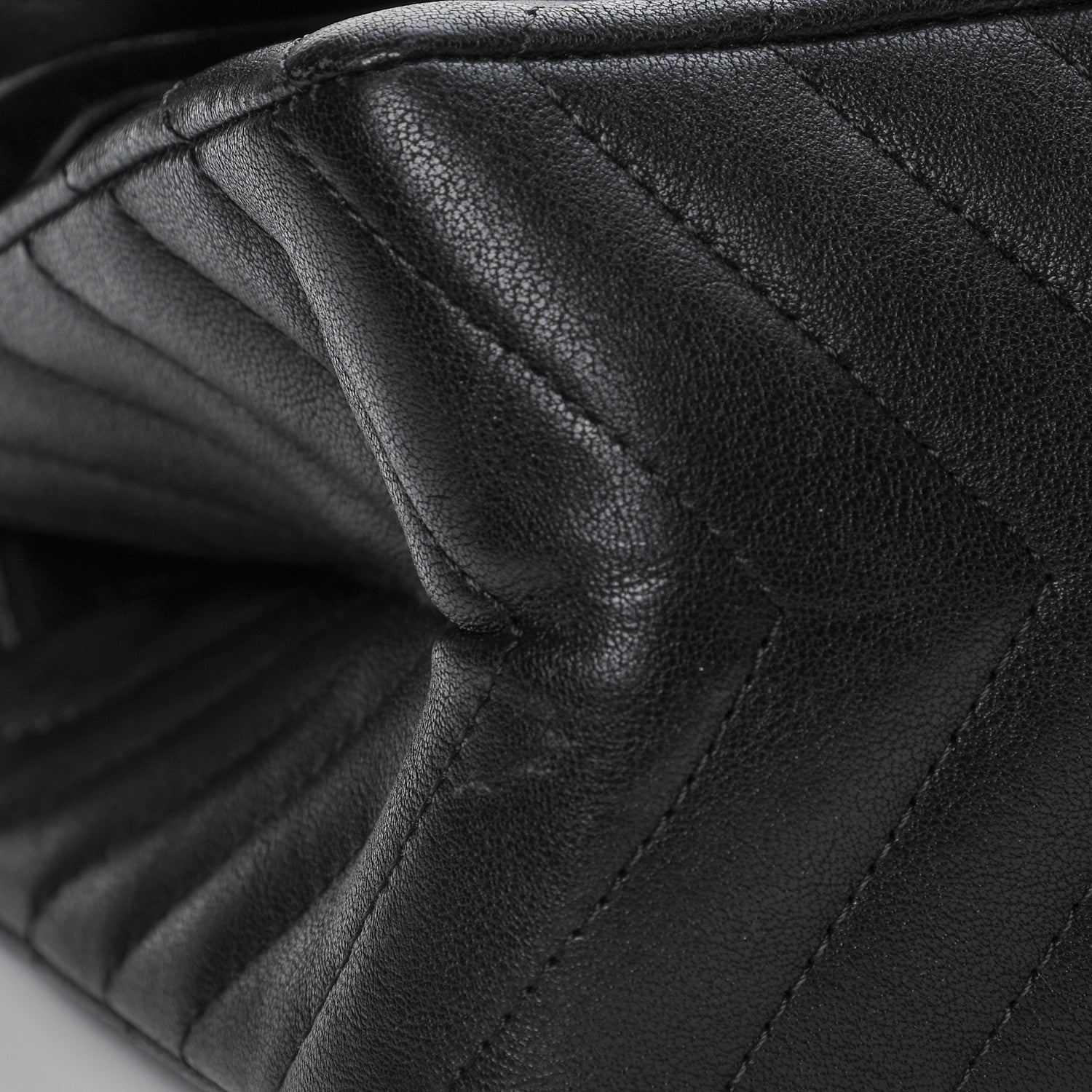 Chanel Sheepskin Chevron Quilted 2.55 Reissue 226 Flap So Black 6 of 8