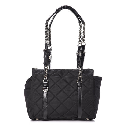 Prada Tessuto Nylon Quilted Small Tote Black 1 of 12