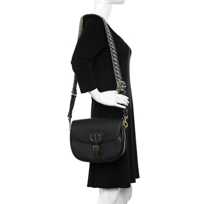 Christian Dior Grained Calfskin Large Bobby Flap Black 2 of 10