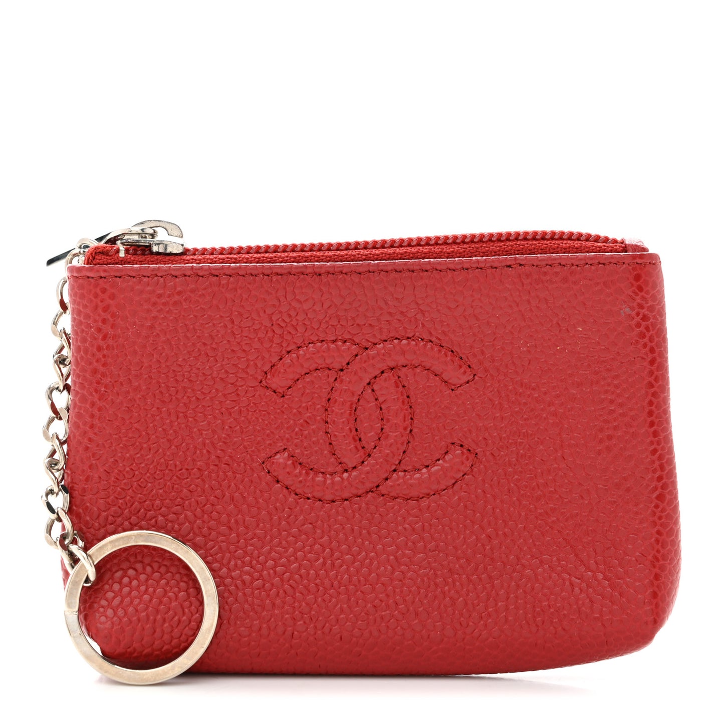 Caviar Timeless CC Key Holder Red