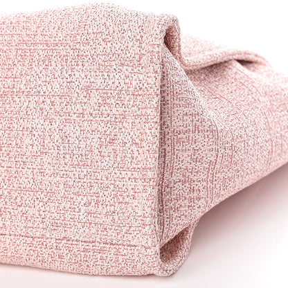 Chanel Straw Lurex Large Deauville Tote Pink 9 of 10