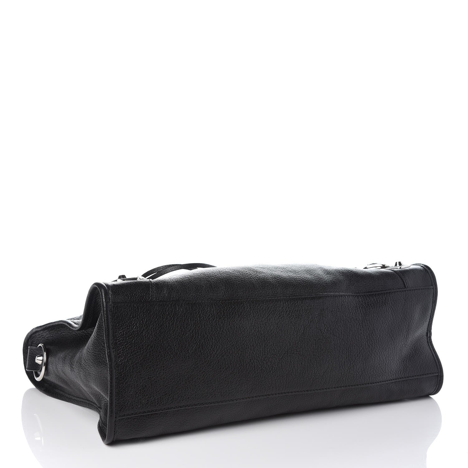 Balenciaga Chevre Silver Metallic Edge Hardware City Black 4 of 7