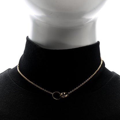 Cartier 18K Yellow Gold Interlocking LOVE Necklace 2 of 5