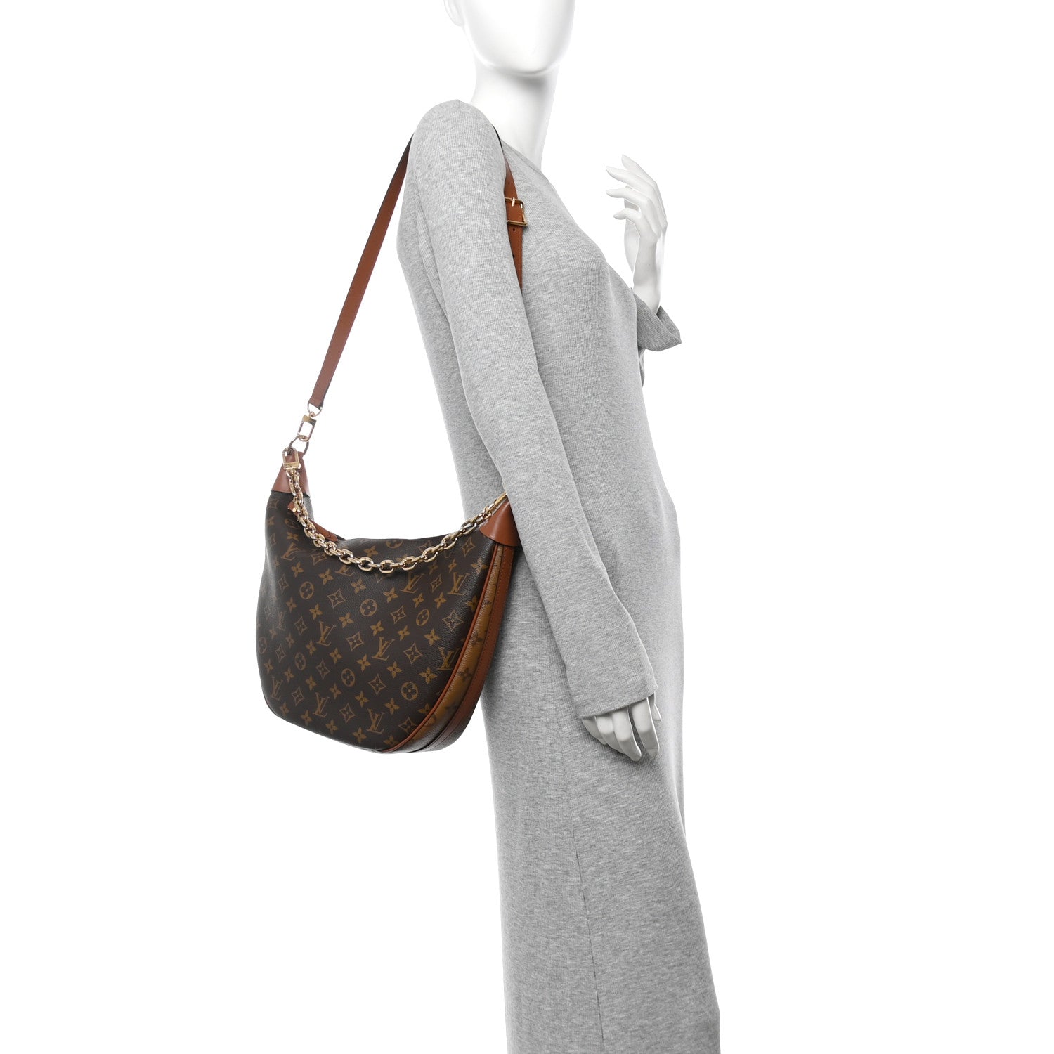 Louis Vuitton Reverse Monogram Loop Hobo 2 of 10