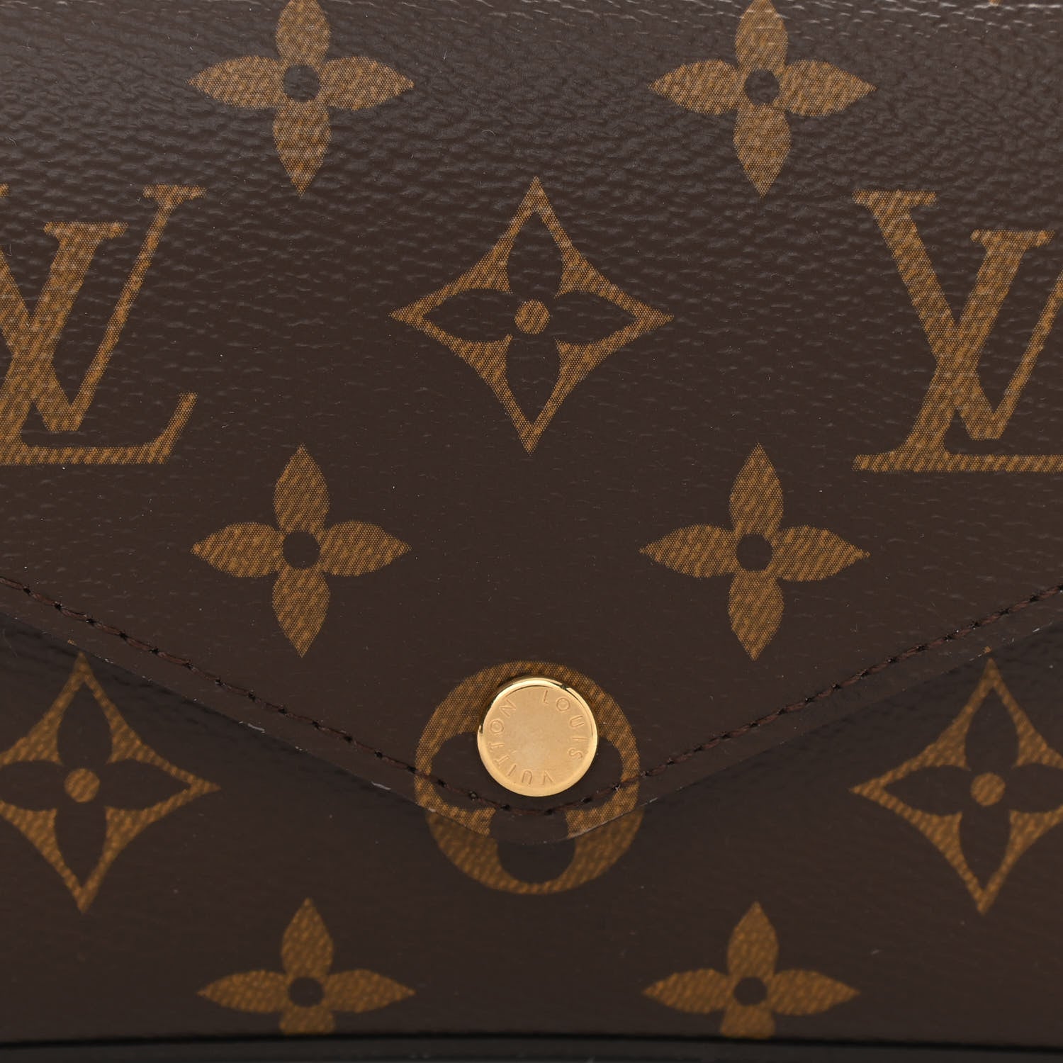 Louis Vuitton Monogram Felicie Strap & Go Kaki 7 of 9