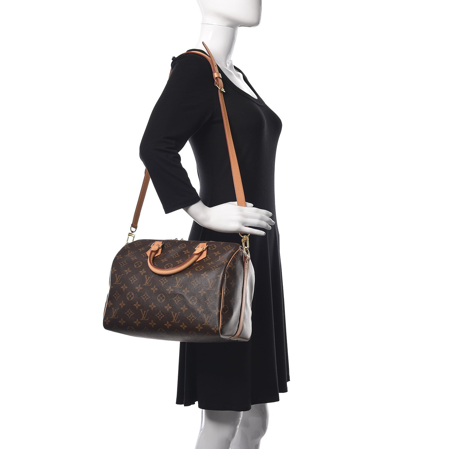 Louis Vuitton Monogram Speedy Bandouliere 30 2 of 16