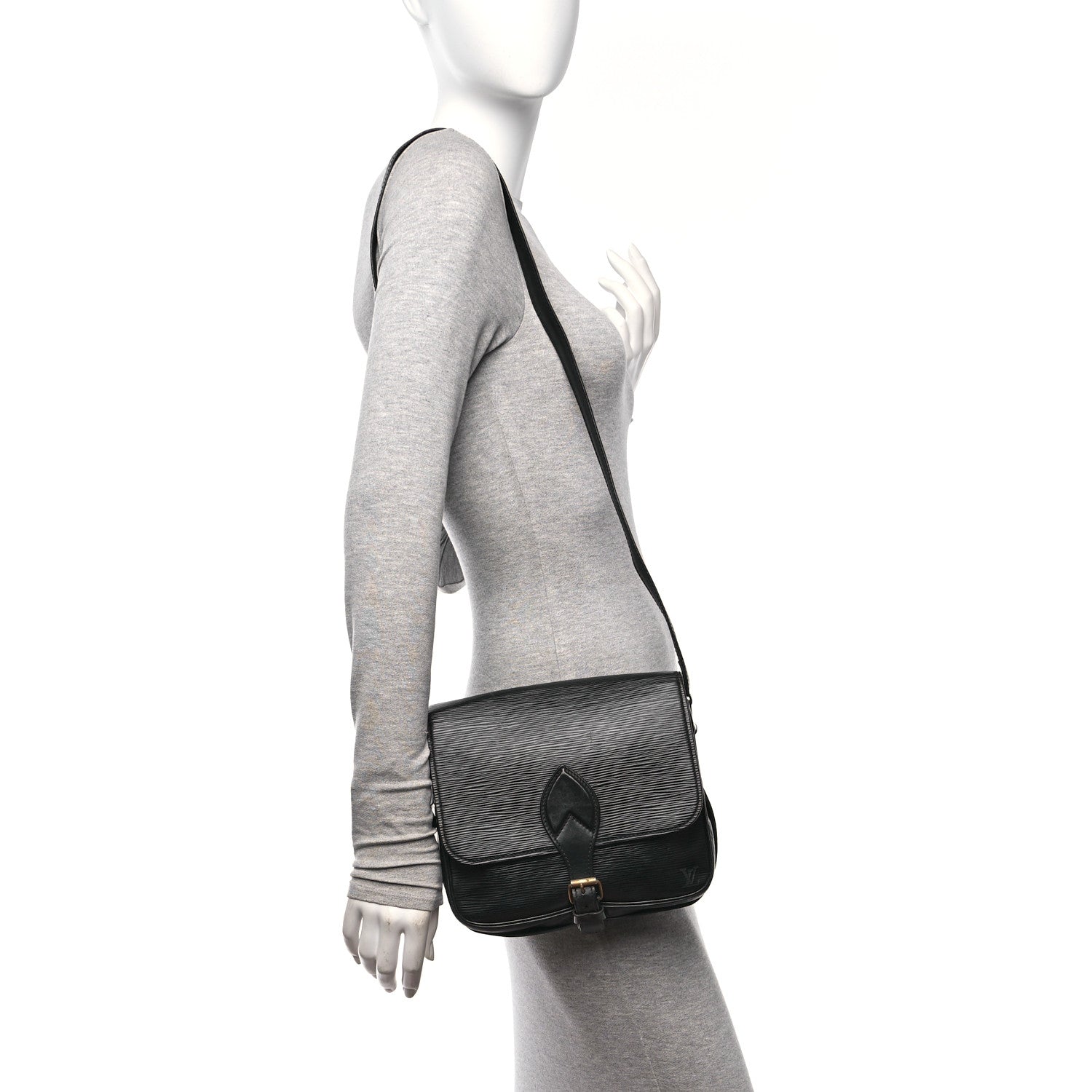 Louis Vuitton Epi Cartouchiere 22 Black 2 of 11