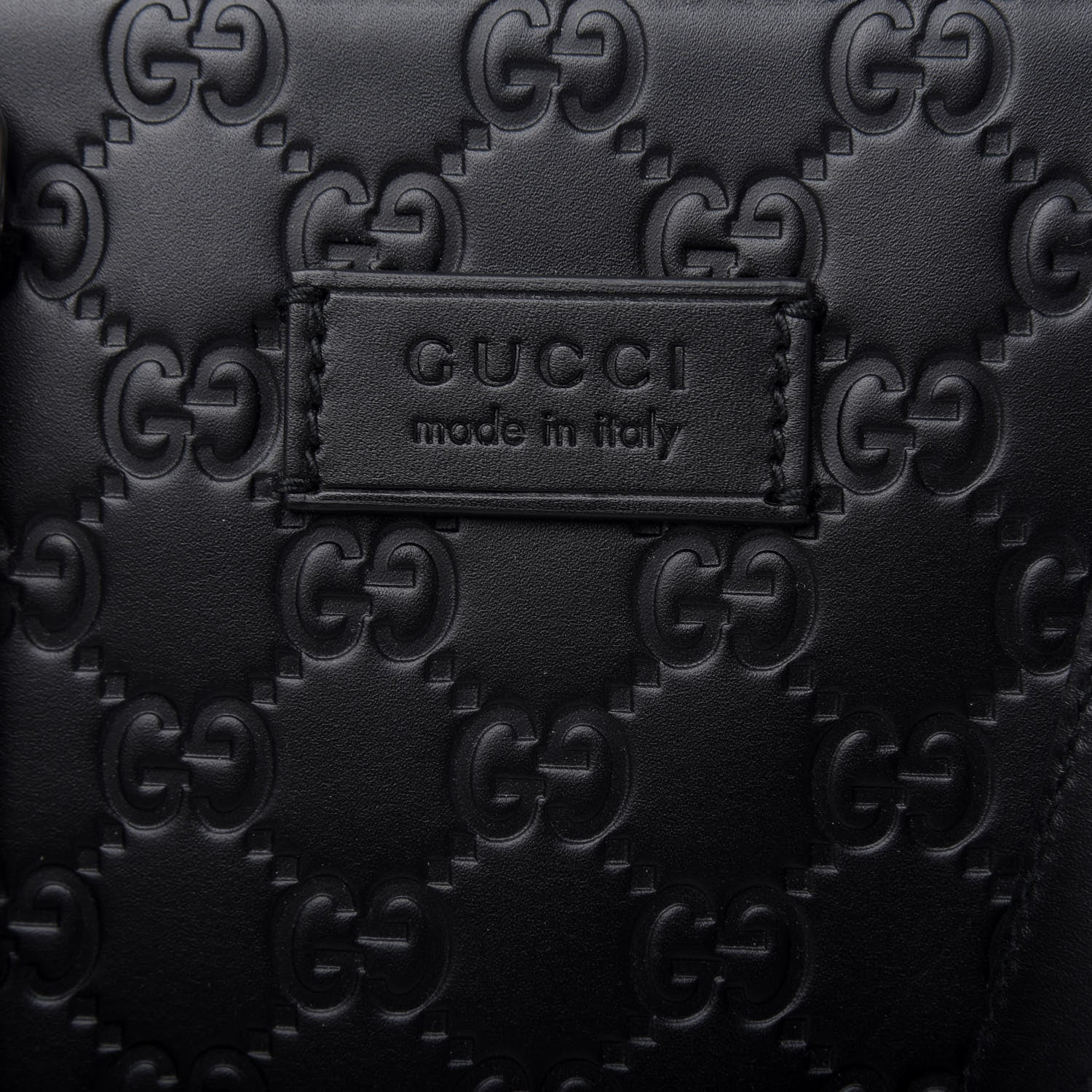 Gucci Guccissima Signature Briefcase Black 7 of 9
