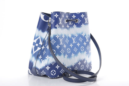 Louis Vuitton Monogram Escale Neonoe MM Blue 2 of 9